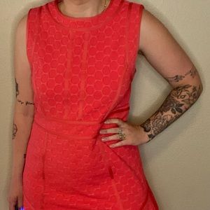 Marc by Marc Jacobs Bright Pink Dress Polka Dot Detail